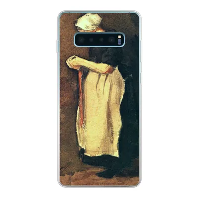 Produktbild von MuchoWow® Handyhülle Schutzhülle Hülle für Samsung Galaxy S10 Lite Die Scheveningerin - Vincent van Gogh Silikon Softcase Handy Hülle - Schutz