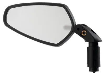 Produktbild von Fahrradspiegel LUSTER mit konvexer Acryl-Spiegelfläche, Abmessungen 116 x 65 mm