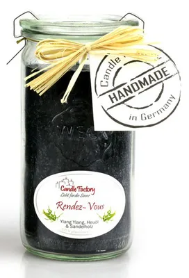 Produktbild von Candle Factory Mini Jumbo, Rund, Grün, Sandelholz, Canangabaum, 70 h, 1 Stück(e)