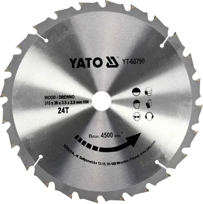Produktbild von YATO Trennscheibe Winkelschleifer YT-60791 30mm 315mm