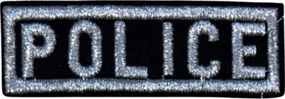 Produktbild von POLIZEI-Text-Emblem zum Aufbügeln