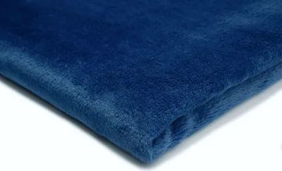 Obrázek produktu pro Minkee Plyšová hladká oboustranná Umělá kožešina Royal Blue 50 x 160 cm