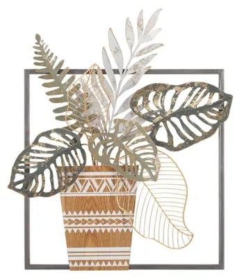 Immagine prodotto di Mauro Ferretti Pannello in ferro vaso, 54x6,4x62,9 cm