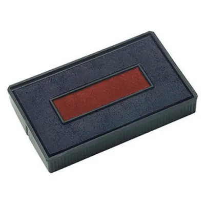 Image de COLOP 107113 Tampon encreur de rechange E/200/2, bleu/rouge, lot de deux