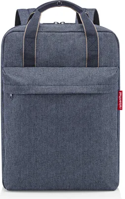 Produktbild von reisenthel allday backpack M, Rucksack, Reisetasche, Herringbone Dark Blue, 15 L, EJ4113