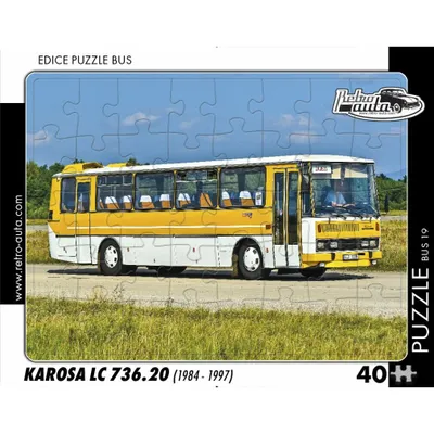Obrázek produktu pro Puzzle BUS 19 - KAROSA LC 736.20 (1984 - 1997) - 40 dílků