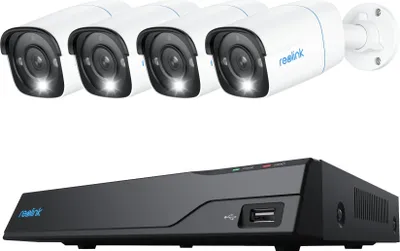 Zdjęcie produktu dla Reolink NVS8-8MB4, Przewodowa, Kula (kształt), RJ-45, Wewnątrz/Na wolnym powietrzu, 700 lm, 6500 K
