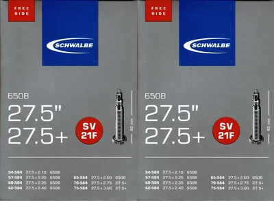 Produktbild von Schwalbe 10400073, Presta-Ventil, 27.5", 53 - 76,2 mm, 4 cm, Schwarz, CE