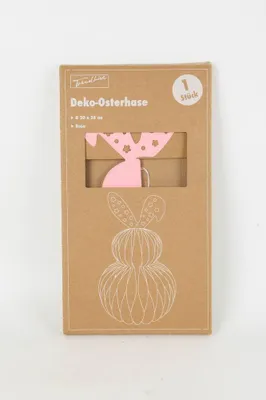 Produktbild von TrendLine Dekoaufsteller Osterhase Papier Ø 20 x 38 cm rosa