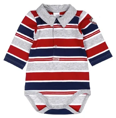 Produktbild von KANZ Jungen Babybody mit Kragen Langarm Gr. 50 - 92 50