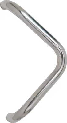 Image de Poignée de porte MARCHESI 4524 - Forme V, 382mm, LA. 350mm, inox mat