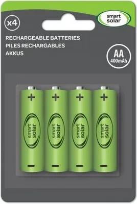 Produktbild von Smart Solar Akku AA NiMh 1,2 V/600 mAh 4er Set