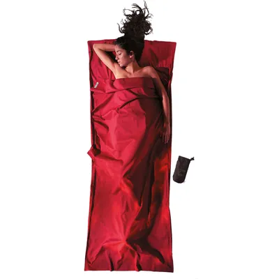 Produktbild von TravelSheet Baumwolle Größe 220 x 90 cm Farbe monk´s red