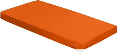 Produktbild von IRISETTE CLASSIC-JERSEY SPANNBETTTUCH JUPITER 0008  orange  150 x 200 cm