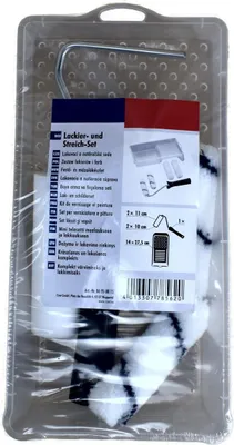Produktbild von Lackier-Set 6tlg. Streichset Farbroller 4 Walzen, Bügel und Wanne