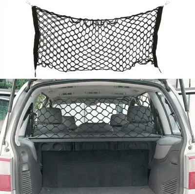 Produktbild von Universal Trenngitter für Hunde im Auto als Sicherheitsbarriere für den Kofferraum