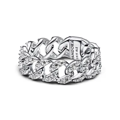 Produktbild von PANDORA Gliederketten Ring für Damen, 925er Silber, Timeless
