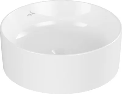 Produktbild von Villeroy & Boch Collaro Aufsatzwaschtisch 40 cm rund ohne Überlauf, ohne Hahnloch