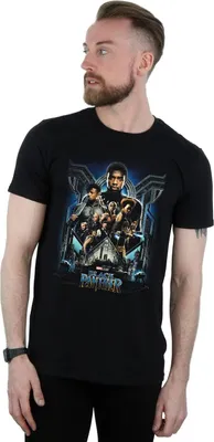 Produktbild von Black Panther - T-Shirt für Herren BI864 (3XL) (Schwarz)