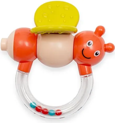 Obrázek produktu pro Dětské chrastítko Baby Mix včelka oranžová