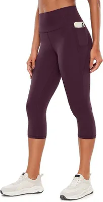 Produktbild von Highwaist Workout-Leggings für Damen mit Taschen und weichem Futter - Ideal für Yoga und Sport.