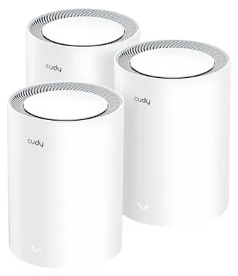 Zdjęcie produktu dla Cudy M3600, Biały, Wewnętrzny, System siatki, Status, System, Dual-band (2.4 GHz/5 GHz), Wi-Fi 7 (802.11be)