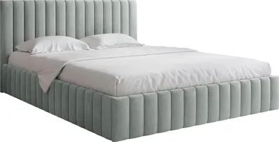 Produktbild von MIRJAN24 Polsterbett Lewezo, Doppelbett mit Bettkasten, Ehebett, Lattenrost (Farbe: Fresh 33, Größe: 160x200 cm)