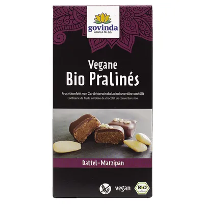 Produktbild von Vegane Pralinés - Dattel-Marzipan 70g