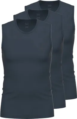 Produktbild von Ammann 3er Pack Close to you Unterhemd / Tanktop Elastisches Material , Hoher Tragekomfort, Vielseitiges Basic