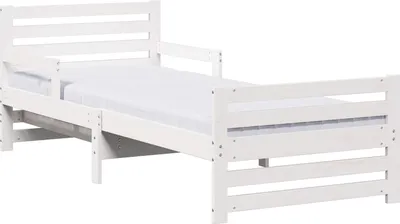 Immagine prodotto di Struttura letto con materasso allungabile Bianco 80 x 200 cm