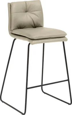 Produktbild von Barstuhl Mayer Sitzmöbel 1231 48,5 x 51,5 x 90 cm Edelstahl/taupe 1231_K4_30484