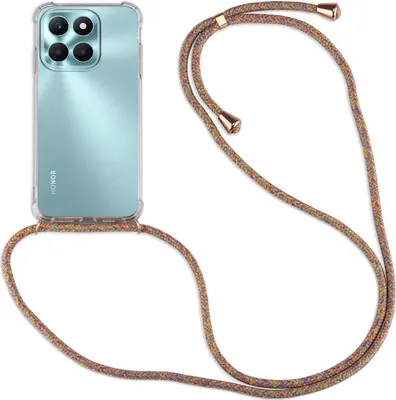 Produktbild von Handykette für Honor X6B Handyhülle mit Band Case Hülle mit Kordel Handy Tasche Rainbow