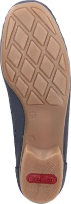 Produktbild von Rieker Damen Slipper Halbschuh Mokassin perforiert Lochmuster 40065, Größe:39 EU, Farbe:Mehrfarbig