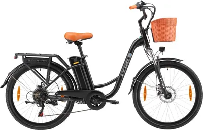 Immagine prodotto di Bicicletta Elettrica TTGO YY-26ST - Motore 250W Batteria 36V14.5AH Ruote da 26 Pollici Freni a Disco Meccanici - Nero