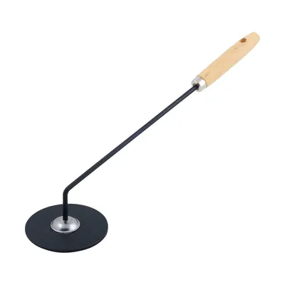 Zdjęcie produktu dla Żeliwna łopata do wypalania. Drewniany uchwyt. Średnica 10 cm