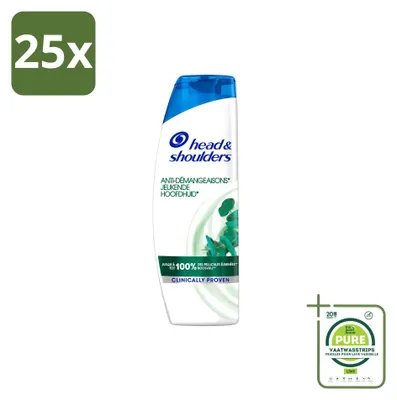 Produktbild von 25 x Head & Shoulders Anti-Schuppen Shampoo Jeukende Hoofdhuid 285 ml - Großpackung - 25 Stücke