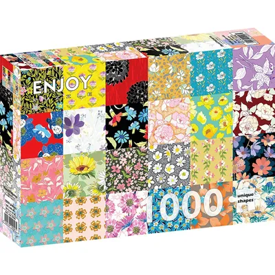 Produktbild von Puzzle, 1000 Teile – Enjoy – Blumenmuster