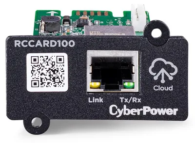 Obrázek produktu pro CyberPower RCCARD100, Interní, Kabel, Ethernet, 100 Mbit/s, Černá, Zelená, Metalická