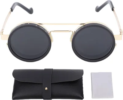 Produktbild von Polarisierte Sonnenbrille für Herren, 9 Gänge, verstellbare Tönung, ND2-400-Filterlinse, runde Brille für Angelsport