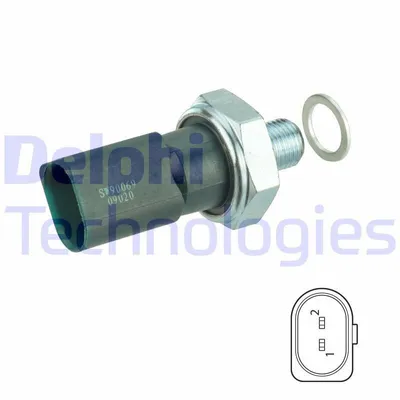 Produktbild von DELPHI SW90069 Öldruckschalter Öldrucksensor für AUDI A4 Avant (8K5, B8) A6 Avant (4G5, 4GD, C7) A6 Avant (4F5, C6) Q5 (8RB) A5 Sportback (8TA)