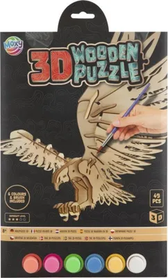 Zdjęcie produktu dla Drewniane puzzle 3D Orzeł 400088O 11704