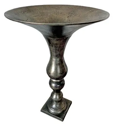 Produktbild von Riesige Casa Padrino Vintage Messing Blumenvase 60 x H 88 cm - Jugendstil Deko Vase Antik Stil