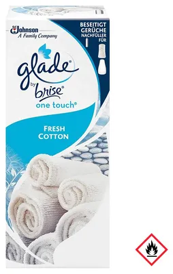 Image de Brise One Touch Pure Clean Linen Glade Recharge Fresh Coton 10ml