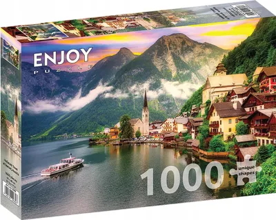 Produktbild von ENJOY Puzzle Hallstatt bei Sonnenuntergang, Ö sterreich 1000 Teile