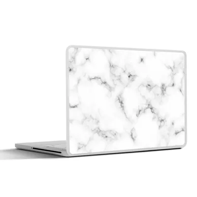Produktbild von MuchoWow® Laptop Aufkleber Sticker Cover Marmor - Textur - Grau - Schwarz 36.5x27.5 cm - Laptop-Sticker