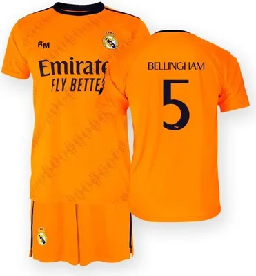 Produktbild von Real Madrid 24/25 Bellingham Weg Junior Set Orange 10 Years Orange 10 Years