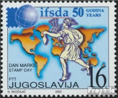 Produktbild von Briefmarken Jugoslawien 2002 Mi 3092 (kompl.Ausg.) postfrisch Tag der Briefmarke