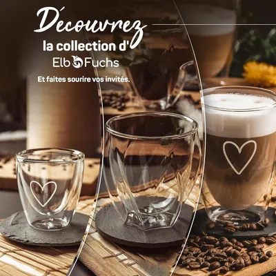 Doppelwandige Espressogläser 80ml - Set von 2