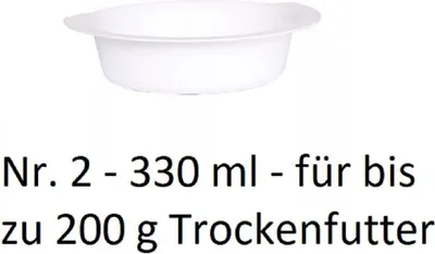 Obrázok produktu pre Miska Miska na kŕmenie Miska na kŕmenie pre dávkovač suchého krmiva Krmítko pre zvieratá 330ml 10331