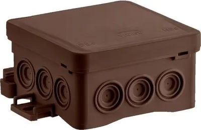 Immagine prodotto di NS6 Scatola di montaggio a parete FASTBOxHOOK, 85x85x40 mm, marrone, SIMET